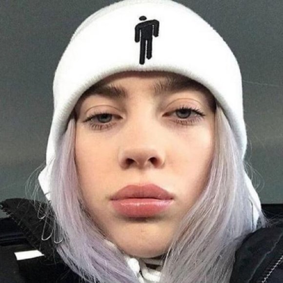 💓 Billie Eilish Knitted Embroidery Hat - Picture 2 of 5